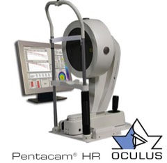 Pentacam HR corneal imaging
